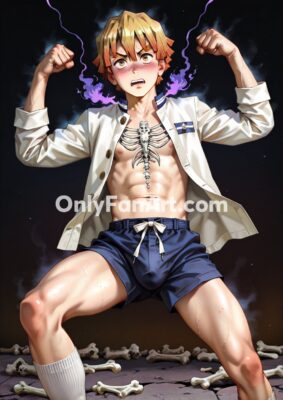 Vol 9 – Zenitsu Agatsuma inspired fanart
