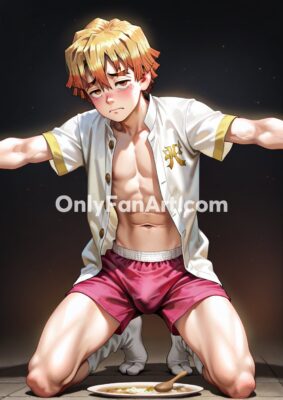 Vol 9 – Zenitsu Agatsuma inspired fanart