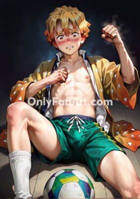 Vol 9 – Zenitsu Agatsuma inspired fanart