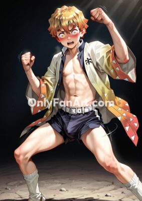 Vol 8 – Zenitsu Agatsuma inspired fanart
