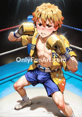 Vol 8 – Zenitsu Agatsuma inspired fanart