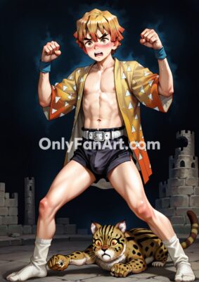 Vol 8 – Zenitsu Agatsuma inspired fanart