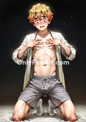 Vol 8 – Zenitsu Agatsuma inspired fanart