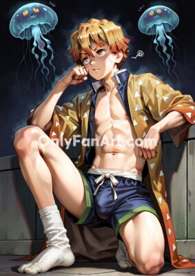 Vol 8 – Zenitsu Agatsuma inspired fanart