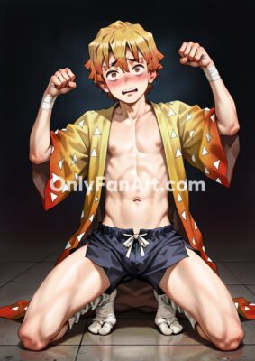 Vol 8 – Zenitsu Agatsuma inspired fanart