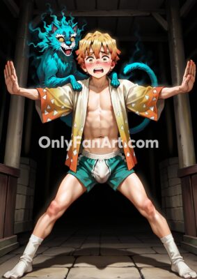 Vol 8 – Zenitsu Agatsuma inspired fanart