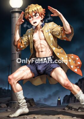 Vol 7 – Zenitsu Agatsuma inspired fanart
