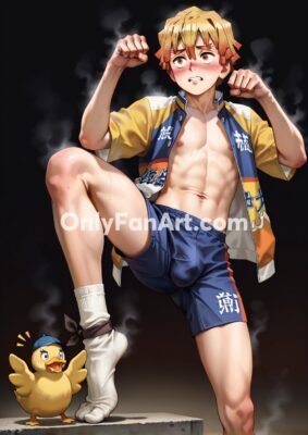 Vol 7 – Zenitsu Agatsuma inspired fanart