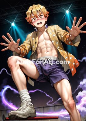 Vol 7 – Zenitsu Agatsuma inspired fanart