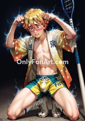 Vol 5 – Zenitsu Agatsuma inspired fanart #2