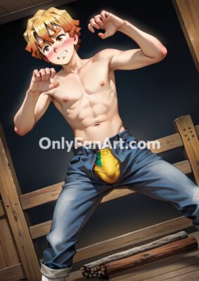 Vol 5 – Zenitsu Agatsuma inspired fanart #2
