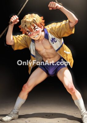 Vol 6 – Zenitsu Agatsuma inspired fanart