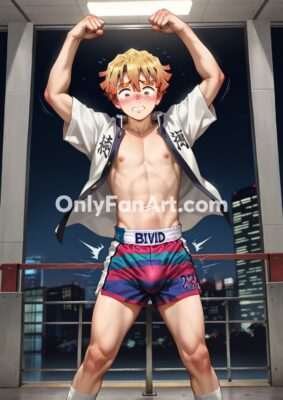 Vol 4 – Zenitsu Agatsuma inspired fanart #2