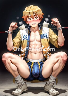 Vol 4 – Zenitsu Agatsuma inspired fanart #2