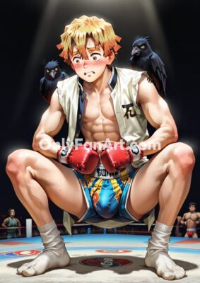 Vol 4 – Zenitsu Agatsuma inspired fanart #2
