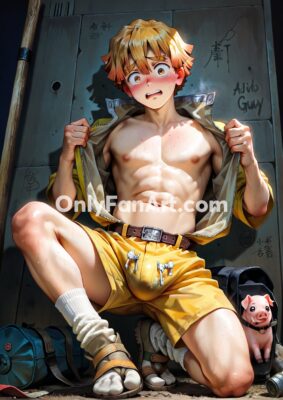Vol 4 – Zenitsu Agatsuma inspired fanart
