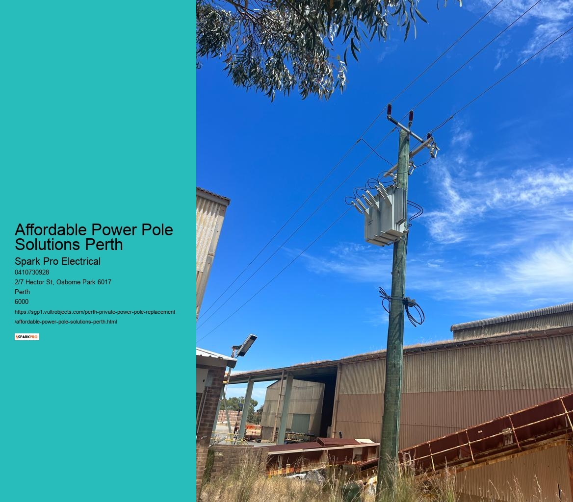 Private Power Pole Replacement in Perth