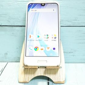 au SHV41 AQUOS R compact ムーンホワイト 本体 白ロム SIMロック解除済み SIMフリー 013690