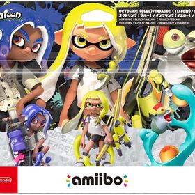 【新品】amiibo トリプルセット[インクリング【イエロー】/オクトリング【ブルー】/コジャケ](スプラトゥーンシリーズ)【任天堂】