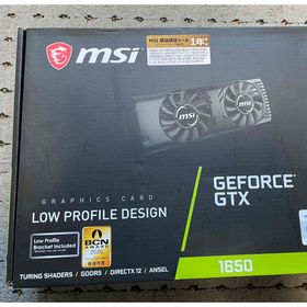 MSI エムエスアイ GeForce GTX 1650 4GT LP(PCパーツ)
