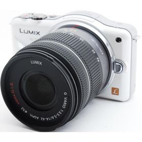 パナソニック ミラーレス Panasonic LUMIX DMC-GF3 ホワイト レンズキット 中古 新品SDカード付き 届いてすぐに使える 動画撮影 タッチパネル