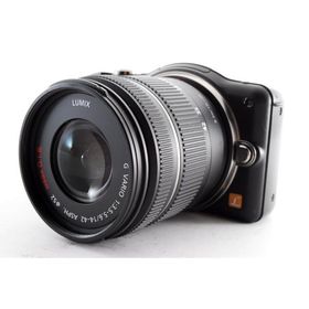 パナソニック Lumix DMC-GF3 ブラック レンズキット 美品 手軽でも高機能 新品SDカード ストラップ付き