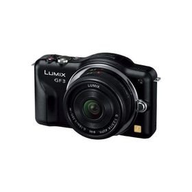 パナソニック ミラーレス一眼カメラ LUMIX GF3 レンズキット エスプリブラック DMC-GF3C-K