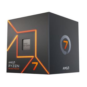 AMD Ryzen 7 7700 BOX Socket AM5 / 8コア16スレッド / 3.8GHz(ブーストクロック 5.3GHz) / L2 8MB+L3 32MBキャッシュ / Radeon Graphics (