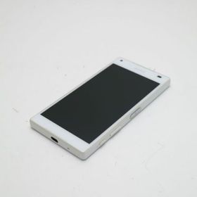 ソニー(SONY)の超美品 SO-02H Xperia Z5 Compact ホワイト M555(スマートフォン本体)