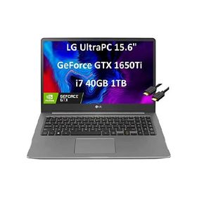 LG Gram 15 Ultra PC 15.6" FHD Light Gaming Business Laptop (Intel 4-Core i7-1165G7, 40GB RAM, 1TB PCIe SSD, NVIDIA GTX 1650Ti 4GB Graphics) Thunderbol