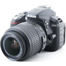 ニコン デジタル一眼 Nikon D5300 レンズキット ブラック 中古 Wi-Fi搭載 新品SDカード付き 届いてすぐに使える スマホに送れる 動画撮影 美品 長期保証