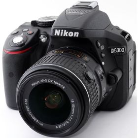 ニコン デジタル一眼 Nikon D5300 AF-S 18-55 VR II レンズキット ブラック 中古 Wi-Fi搭載 新品SDカード付き 届いてすぐに使える スマホに送れる 長期保証