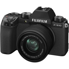 FUJIFILM 富士フィルム ミラーレス一眼カメラ X-S10 XC15-45mm レンズキット ブラック X-S10LK-1545 新品