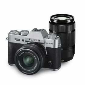 【中古】【1年保証】【美品】FUJIFILM X-T30 ダブルズームキット XC 15-45mm + XC 50-230mm II シルバー