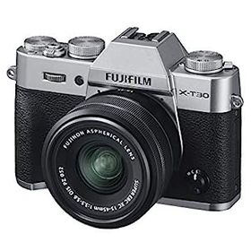 【中古】（非常に良い）FUJIFILM ミラーレス一眼カメラ X-T30XCレンズキット シルバー X-T30LK-1545-S