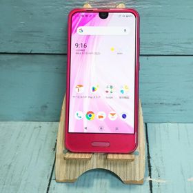 au AQUOS R compact SHV41 ピンク 本体 白ロム SIMロック解除済み SIMフリー 695398