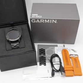 【ボーナスストア+5％】GARMIN fenix 6X Pro Dual Power Ti Black DLC Titanium band 010-02157-5D スマートウォッチ ガーミン フェニックス チタニウム 本体