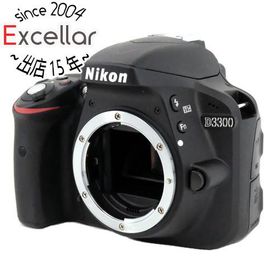 【中古】Nikon 一眼レフカメラ D3300 ボディ ブラック [管理:1050022820]