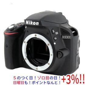 【５のつく日！ゾロ目の日！日曜日はポイント+3％！】【中古】Nikon 一眼レフカメラ D3300 ボディ ブラック