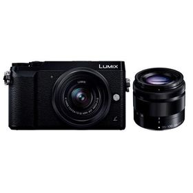 中古 1年保証 美品 Panasonic LUMIX GX7 Markii ダブルズームキット ブラック [DMC-GX7MK2W-K]