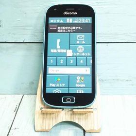 docomo 富士通 F-03K らくらくスマートフォン me blue ブルー 本体 白ロム [訳あり] SIMロック解除済み SIMフリー 304845