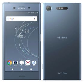 【中古】Cランク 【傷や汚れあり】SIMロック解除済み 元docomo SONY Xperia XZ1 SO-01K ムーンリットブルー ネットワーク利用制限〇(白ロム) 送料無料