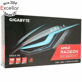 ギガバイト(GIGABYTE)のGIGABYTE製グラボ Radeon RX 6600 XT EAGLE 8G GV-R66XTEAGLE-8GD PCIExp 8GB 元箱あり(PCパーツ)