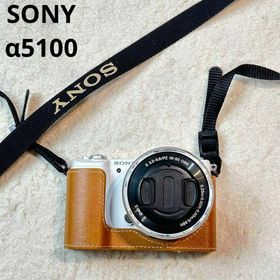 ソニー(SONY)のSONY デジタル一眼カメラα5100 ホワイト ボディケース付き(ミラーレス一眼)