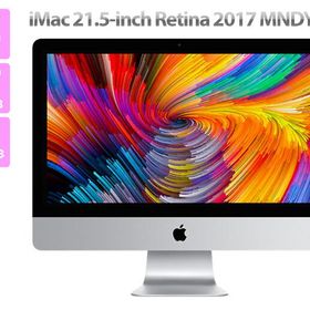 21.5インチ 4K 液晶 Apple アップル iMac 21.5-inch,2017 MNDY2J/A WPS Office Core i5 7400 3.0GHz メモリ 8GB Fusion Drive 1TB Radeon Pro 555 2GB C73T 中古