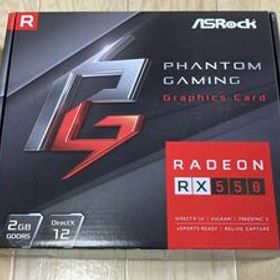 Asrock Phantom Gaming Radeon RX550 2GB HDMI DVI DP ビデオカード 補助電源不要