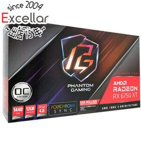 ASRock製グラボ Radeon RX 6750 XT Phantom Gaming D 12GB OC PCIExp 12GB [管理:1000027292]