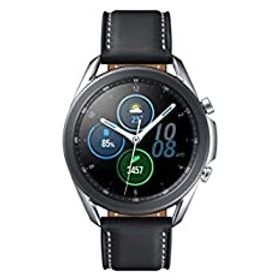【中古】Galaxy Watch3 45mm Stainless/シルバー [Galaxy純正 国内品]SM-R840NZSAXJP