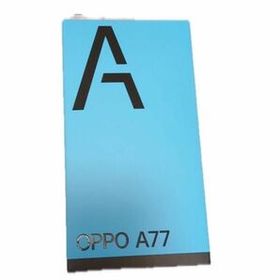 【新品】OPPO A77 ブルー 128GB