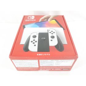 任天堂 Nintendo Switch 本体 有機ELモデル Joy-Con(L)/(R) ホワイト Joy-Conグリップ欠品